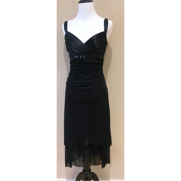 Ruby Rox Black Cocktail Prom Formal Dress XS - Picture 2 of 4
